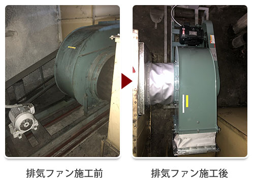 厨房 排気ファン・排気設備の点検・清掃・修理・交換「NNサポート」